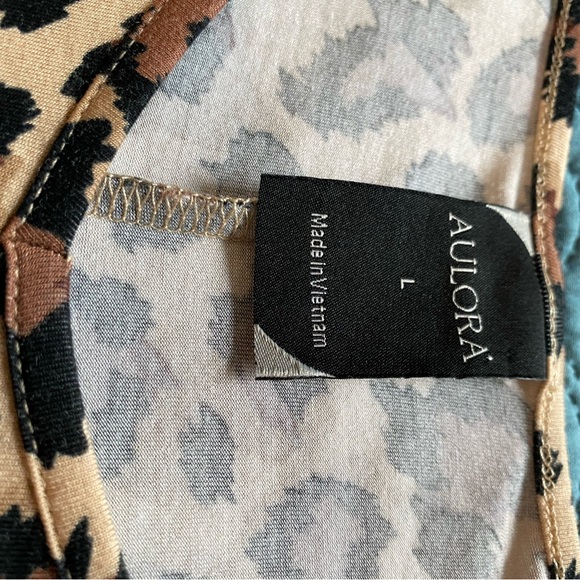 Leopard Print Long Sleeve Dress - Picture 5 of 5